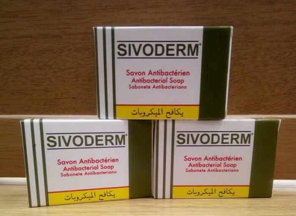 SIVODERM Antibacterial Soap 50g  x 3 Bars